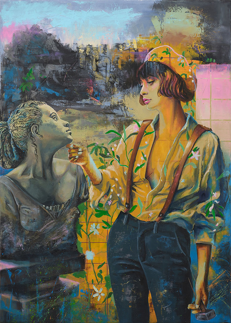 Für alle, die Kunst als Spiegel und Frage zugleich suchen Ein Bild über weibliche Autonomie, über queere Liebe – und die Frage, wem wir eigentlich gehören, wenn wir gesehen werden.